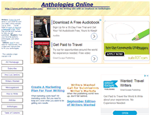 Tablet Screenshot of anthologiesonline.com